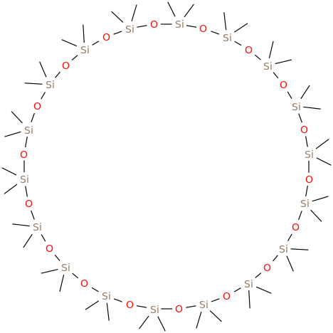 HEXATRIACONTAMETHYLCYCLOOCTADECASILOXANE molecular structure