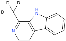 Harman-d3 molecular structure