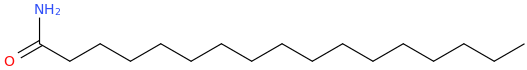 Heptadecanamide molecular structure