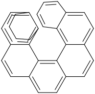 Heptahelicene molecular structure