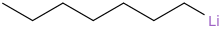 Heptyllithium molecular structure