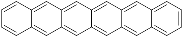 Hexacene molecular structure