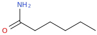 Hexanamide molecular structure