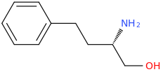 Homophenylalaninol molecular structure