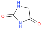 Hydantoin molecular structure