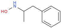 Hydroxyamphetamine molecular structure