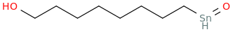 Hydroxyoctyloxostannane molecular structure