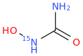Hydroxyurea-15N molecular structure