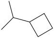 ISO-PROPYLCYCLOBUTANE molecular structure