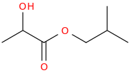 ISOBUTYL LACTATE molecular structure