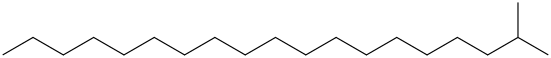 ISOEICOSANE molecular structure