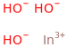 Indium hydroxide molecular structure