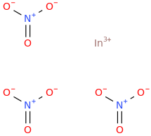 Indium trinitrate molecular structure