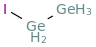 Iododigermane molecular structure