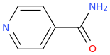 Isonicotinamide molecular structure
