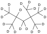 Isooctane-d18 molecular structure