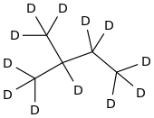 Isopentane-d12 molecular structure