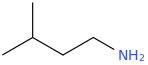 Isopentylamine molecular structure