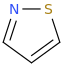 Isothiazole molecular structure