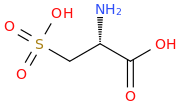 L-CYSTEIC ACID molecular structure