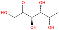L-Fuculose molecular structure