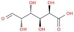 L-GALACTURONIC ACID molecular structure