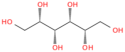 L-IDITOL molecular structure