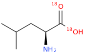 L-Leucine-18O2 molecular structure