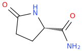 L-Pyroglutamamide molecular structure