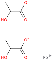 LEAD LACTATE molecular structure