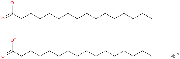 LEAD PALMITATE molecular structure