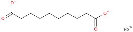 LEAD SEBACATE molecular structure