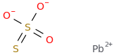 LEAD THIOSULFATE molecular structure