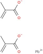 LEAD(II) METHACRYLATE molecular structure