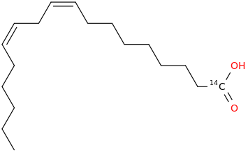 LINOLEIC ACID-1-14C molecular structure
