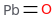 Lead(II) oxide molecular structure