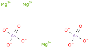 MAGNESIUM ARSENATE molecular structure