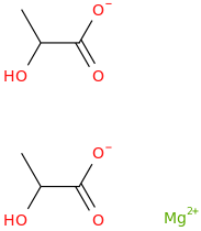 MAGNESIUM LACTATE molecular structure