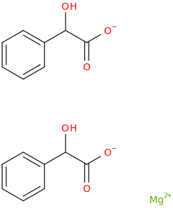 MAGNESIUM MANDELATE molecular structure