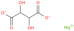 MAGNESIUM TARTRATE molecular structure