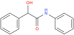 MANDELANILIDE molecular structure