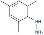 MESITYLHYDRAZINE molecular structure