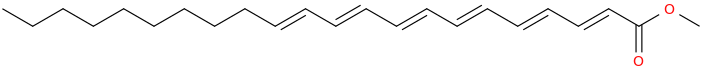 METHYL DOCOSAHEXAENOATE molecular structure