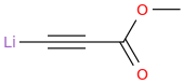 METHYL LITHIOPROPIOLATE molecular structure
