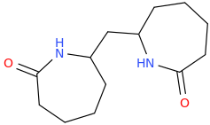 METHYLENEBISCAPROLACTAM molecular structure