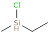 METHYLETHYLCHLOROSILANE molecular structure