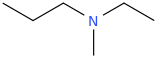 METHYLETHYLPROPYLAMINE molecular structure