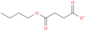 MONO-BUTYLSUCCINATE molecular structure