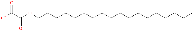 MONOOCTADECYL OXALATE molecular structure
