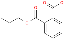 MONOPROPYLPHTHALATE molecular structure
